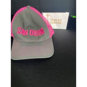 San‎ Diego Trucker Hat Pink Mesh Baseball Cap Snapback Adjustable Richardson 112